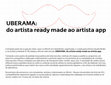 Research paper thumbnail of UBERAMA: do artista ready-made ao artista app