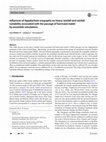 Research paper thumbnail of Influences of Appalachian orography on heavy rainfall and rainfall variability associated with the passage of hurricane Isabel by ensemble simulations