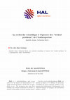 Research paper thumbnail of La recherche scientifique à l'épreuve des "wicked problems" de l'Anthropocène