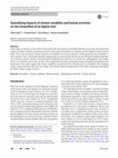 Research paper thumbnail of Quantifying impacts of climate variability and human activities on the streamflow of an Alpine river