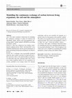 Research paper thumbnail of Modelling the continuous exchange of carbon between living organisms, the soil and the atmosphere