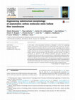 Research paper thumbnail of Engineering substructure morphology of asymmetric carbon molecular sieve hollow fiber membranes