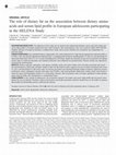 Research paper thumbnail of The role of dietary fat on the association between dietary amino acids and serum lipid profile in European adolescents participating in the HELENA Study