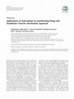 Research paper thumbnail of Applications of Antioxidants in Ameliorating Drugs and Xenobiotics Toxicity: Mechanistic Approach