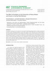 Research paper thumbnail of The Effect of Fertilizers on the Extraction of Heavy Metals    and Arsenic in Soil by Plant Biomass