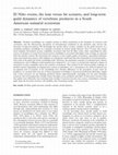 Research paper thumbnail of El Niño events, the lean versus fat scenario, and long‐term guild dynamics of vertebrate predators in a South American semiarid ecosystem