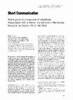 Research paper thumbnail of Meningocerebrovascular amyloidosis associated with a novel transthyretin mis-sense mutation at codon 18 (TTRD 18G)