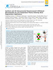 Research paper thumbnail of Synthesis and 3D Interconnected Nanostructured h-BN-Based Biocomposites by Low-Temperature Plasma Sintering: Bone Regeneration Applications