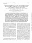 Research paper thumbnail of Multiple Cbfa/AML Sites in the Rat Osteocalcin Promoter Are Required for Basal and Vitamin D-Responsive Transcription and Contribute to Chromatin Organization