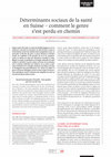 Research paper thumbnail of Déterminants sociaux de la santé en Suisse