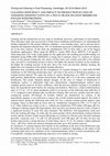 Research paper thumbnail of Cleaning efficiency and impact on production fluxes of oxidising disinfectants on a pes ultrafiltration membrane fouled with proteins