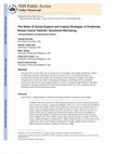 Research paper thumbnail of The Roles of Social Support and Coping Strategies in Predicting Breast Cancer Patients’ Emotional Well-being