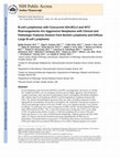 Research paper thumbnail of B-cell Lymphomas With Concurrent IGH-BCL2 and MYC Rearrangements Are Aggressive Neoplasms With Clinical and Pathologic Features Distinct From Burkitt Lymphoma and Diffuse Large B-cell Lymphoma