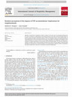 Research paper thumbnail of Resident perceptions of the impacts of P2P accommodation: Implications for neighbourhoods