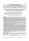 Research paper thumbnail of An Analysis of the Obstacles in front of Rural Social Insurance Using Analytical Network Process (ANP) in Hamedan County