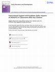 Research paper thumbnail of Instructional Support and Academic Skills: Impacts of INSIGHTS in Classrooms With Shy Children