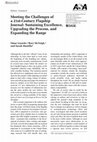 Research paper thumbnail of Meeting the Challenges of a 21st-Century Flagship Journal: Sustaining Excellence, Upgrading the Process, and Expanding the Range