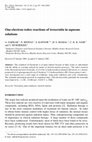 Research paper thumbnail of One-electron redox reactions of troxerutin in aqueous solutions