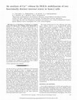 Research paper thumbnail of An analysis of Ca2+ release by DGEA: mobilization of two functionally distinct internal stores in Saos-2 cells