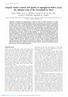 Research paper thumbnail of Organic matter content and quality in supraglacial debris across the ablation zone of the Greenland ice sheet