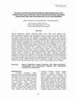 Research paper thumbnail of Optimalisasi Pelaksanaan Operasi Pengamanan Wilayah Perbatasan Oleh Guspurlatim DI Perairan Karang Unarang Dengan Metode Anp Dan Weighted Goal Programming