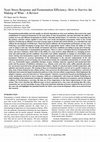 Research paper thumbnail of Yeast Stress Response and Fermentation Efficiency: How to Survive the Making of Wine - A Review