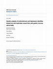 Research paper thumbnail of Genetic analysis of endometriosis and depression identifies shared loci and implicates causal links with gastric mucosa abnormality