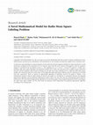 Research paper thumbnail of A Novel Mathematical Model for Radio Mean Square Labeling Problem