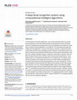 Research paper thumbnail of A deep facial recognition system using computational intelligent algorithms