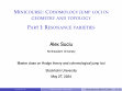 Research paper thumbnail of Minicourse: Cohomology jump loci in geometry and topology. Part I: Resonance varieties