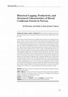 Research paper thumbnail of Historical logging, productivity, and structural characteristics of boreal coniferous forests in Norway