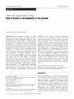 Research paper thumbnail of Role of stroma in carcinogenesis of the prostate