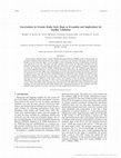 Research paper thumbnail of Uncertainties in Oceanic Radar Rain Maps at Kwajalein and Implications for Satellite Validation