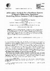 Research paper thumbnail of Bifurcation analysis for a nonlinear system of integro-differential equations modelling tumor-immune cells competition