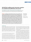 Research paper thumbnail of XB130/Tks5 scaffold protein interaction regulates Src-mediated cell proliferation and survival