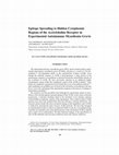 Research paper thumbnail of Epitope Spreading to Hidden Cytoplasmic Regions of the Acetylcholine Receptor in Experimental Autoimmune Myasthenia Gravis