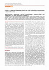 Research paper thumbnail of Effects of Unilateral Conditioning Activity on Acute Performance Enhancement: A Systematic Review