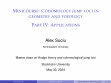 Research paper thumbnail of Minicourse: Cohomology jump loci in geometry and topology. Part IV: Applications