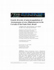 Research paper thumbnail of Genetic diversity of natural populations of Anemopaegma arvense (Bignoniaceae) in the Cerrado of São Paulo State, Brazil