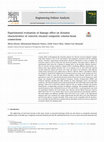 Research paper thumbnail of Experimental evaluation of damage effect on dynamic characteristics of concrete encased composite column-beam connections