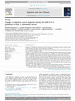 Research paper thumbnail of Changes in digestive cancer diagnosis during the SARS-CoV-2 pandemic in Italy: A nationwide survey