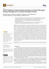 Research paper thumbnail of Field-Validated Communication Systems for Smart Microgrid Energy Management in a Rural Microgrid Cluster