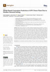 Research paper thumbnail of Model Based Generation Prediction of SPV Power Plant Due to Weather Stressed Soiling