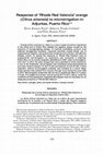 Research paper thumbnail of Response of ‘Rhode Red Valencia’ orange (Citrus sinensis) to microirrigation in Adjuntas, Puerto Rico