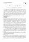 Research paper thumbnail of Tax Revenue, Public Spending and Economic Growth in Cote d'Ivoire: Evidence on the Causality Issue