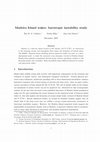 Research paper thumbnail of Madeira Island wakes: barotropic instability study