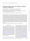 Research paper thumbnail of Jumping through the hoops: the challenges of daffodil (Narcissus) classification