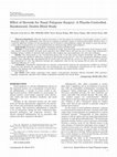 Research paper thumbnail of Effect of steroids for nasal polyposis surgery: A placebo-controlled, randomized, double-blind study