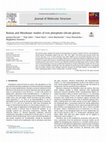 Research paper thumbnail of Raman and Mössbauer studies of iron phosphate-silicate glasses