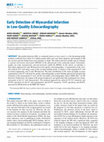 Research paper thumbnail of Early Detection of Myocardial Infarction in Low-Quality Echocardiography